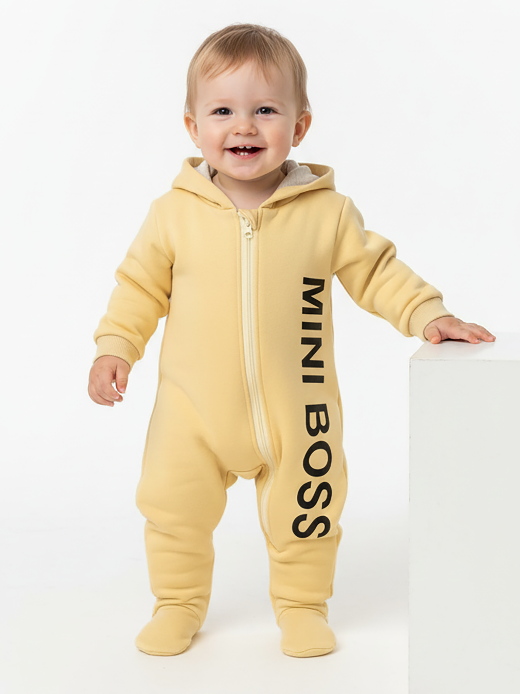 Изображение товара Детский комбинезон VGtrikotazh с начесом на замке для новорожденных