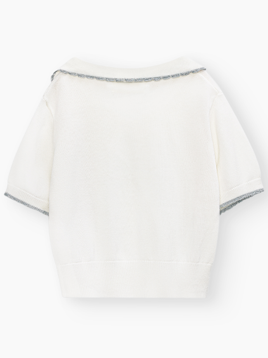 Блузка Happy Baby 88649-1/milky - фото 2