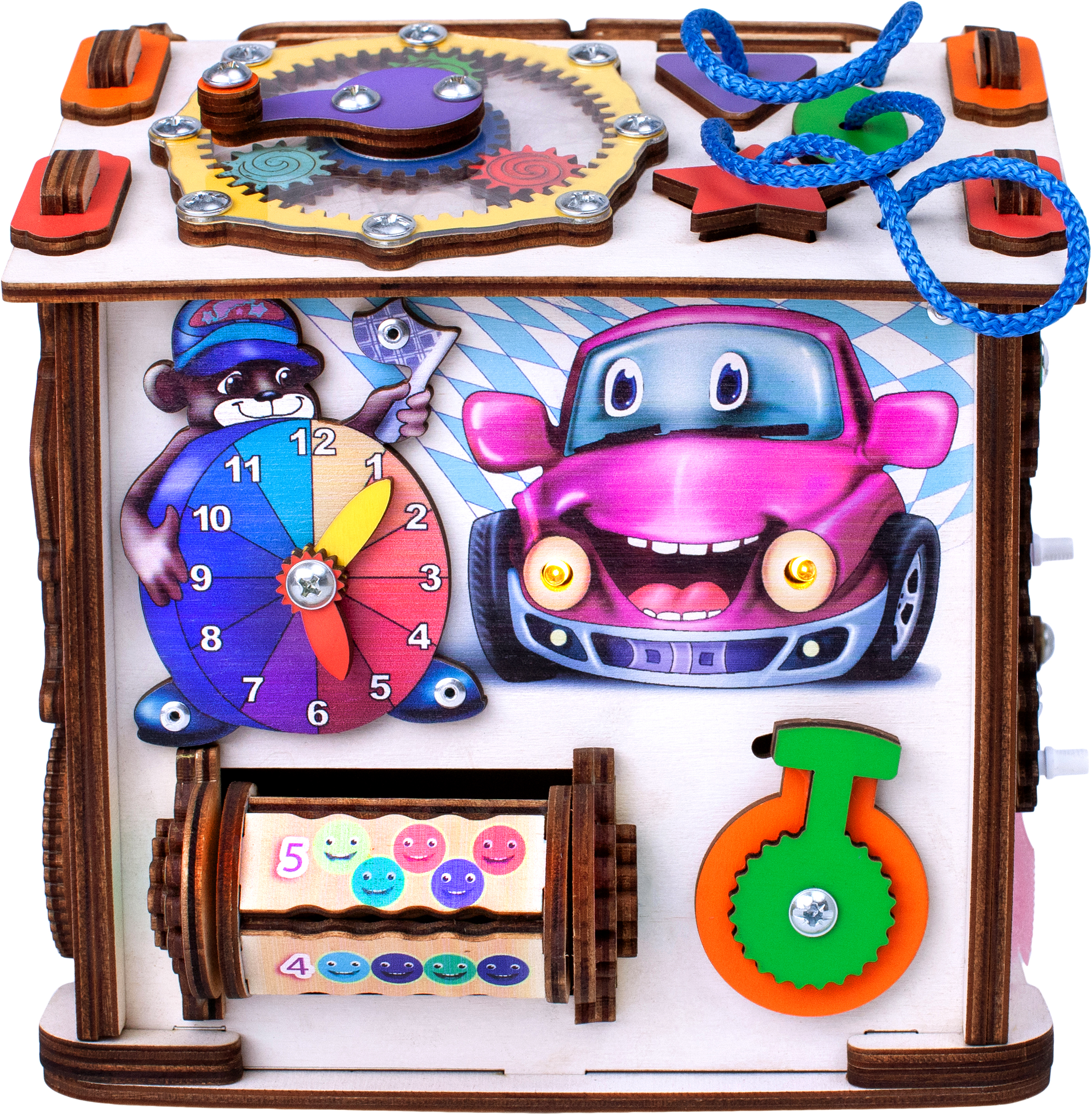 Игрушка Jolly Kids бизиборд Волк - фото 6