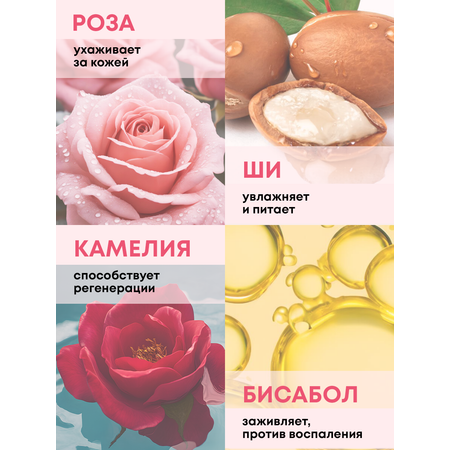 Восковые полоски для депиляции лица Батист с экстрактом розы