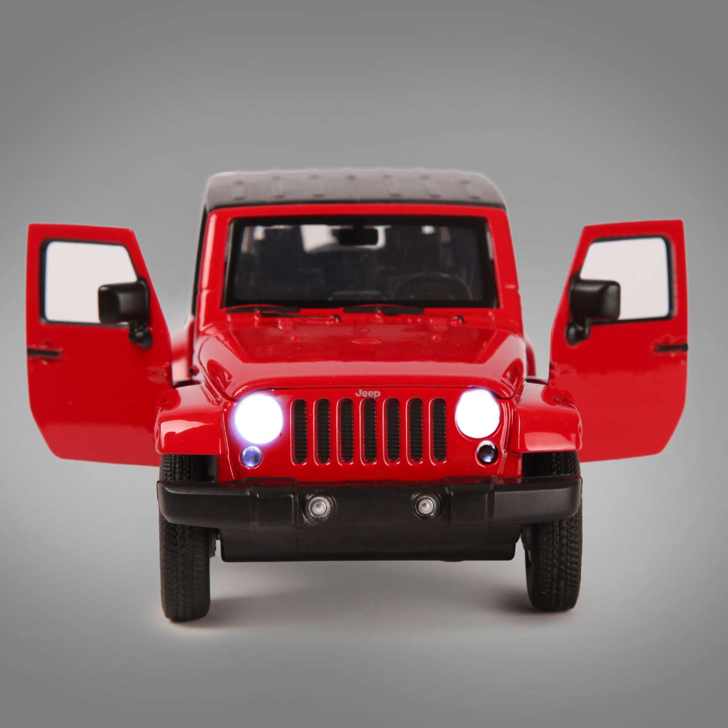 Автомобиль Mobicaro Jeep Jeep Wrangler 1:32 красный 68331 - фото 7