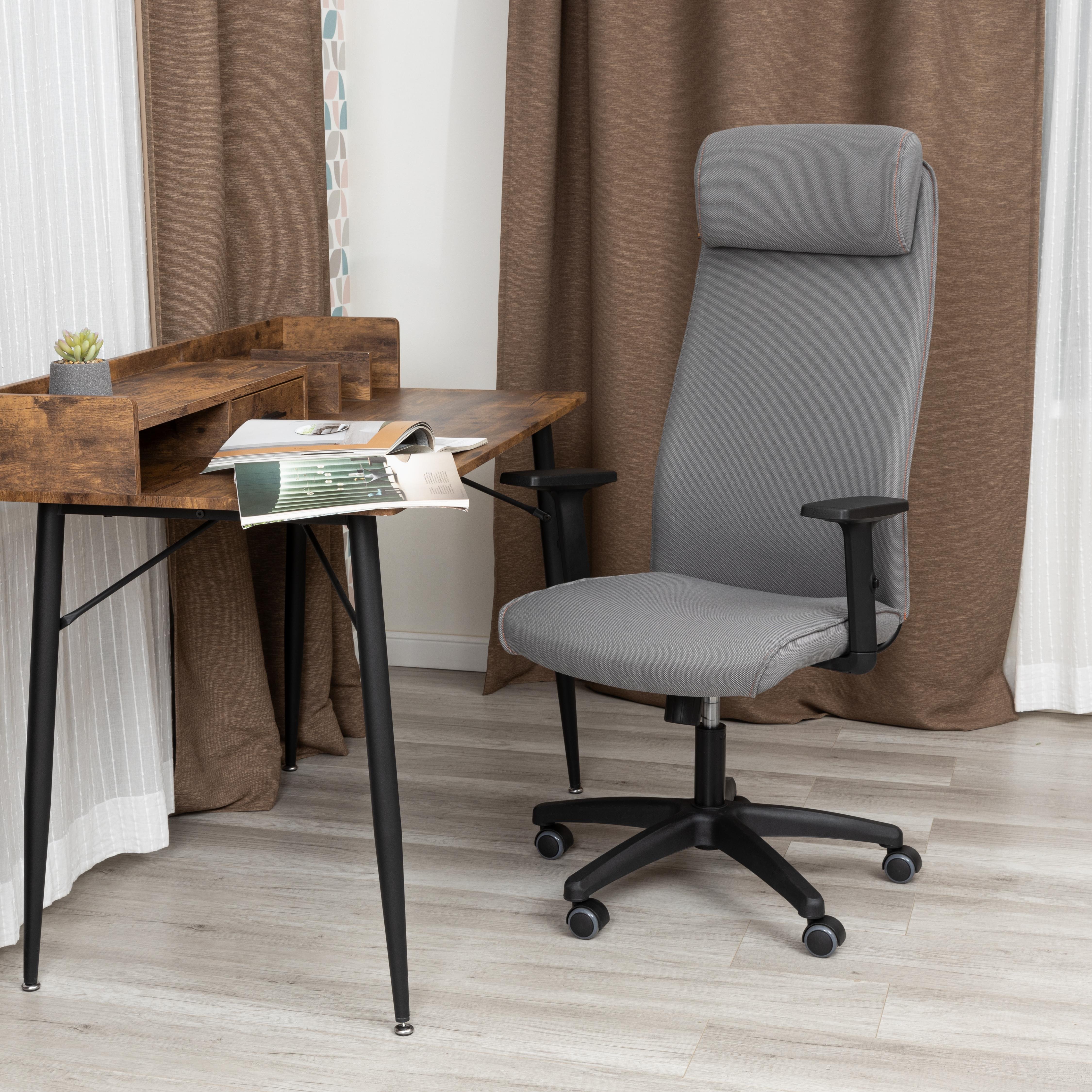 Компьютерное кресло TETCHAIR PRAGMATIC PLT ткань серый - фото 1