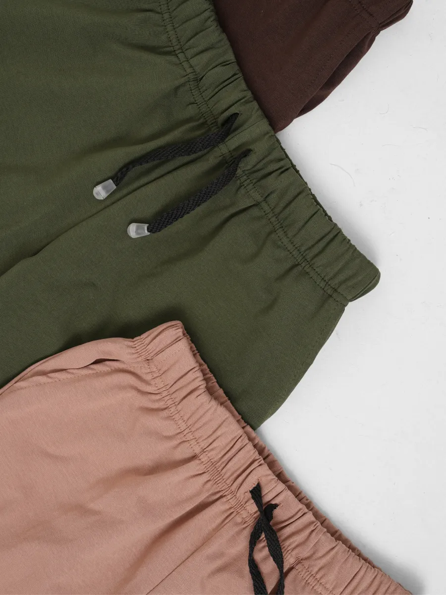 Шорты 3 шт Супер Пупс 3пр/шорты/хаки/шоколад/коричневый - фото 20