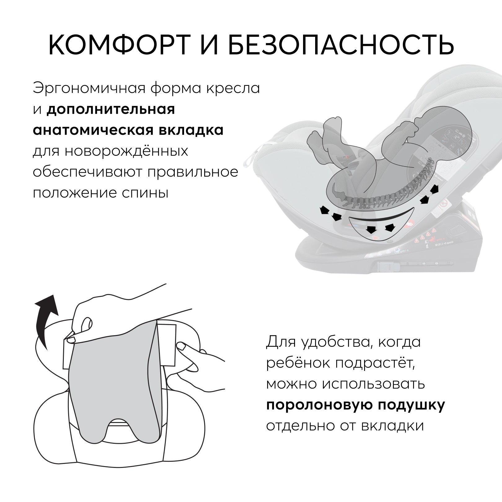 Автокресло Happy Baby Orex Isofix 0+/1/2/3 (0-36 кг) - фото 6