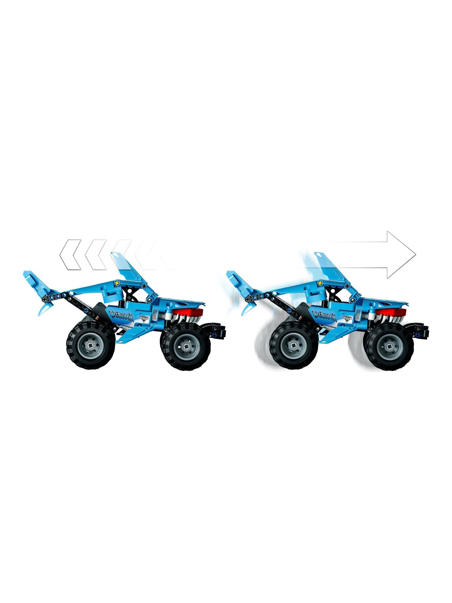 Конструктор LEGO Technic Monster Jam Megalodon 260 дет. - фото 5
