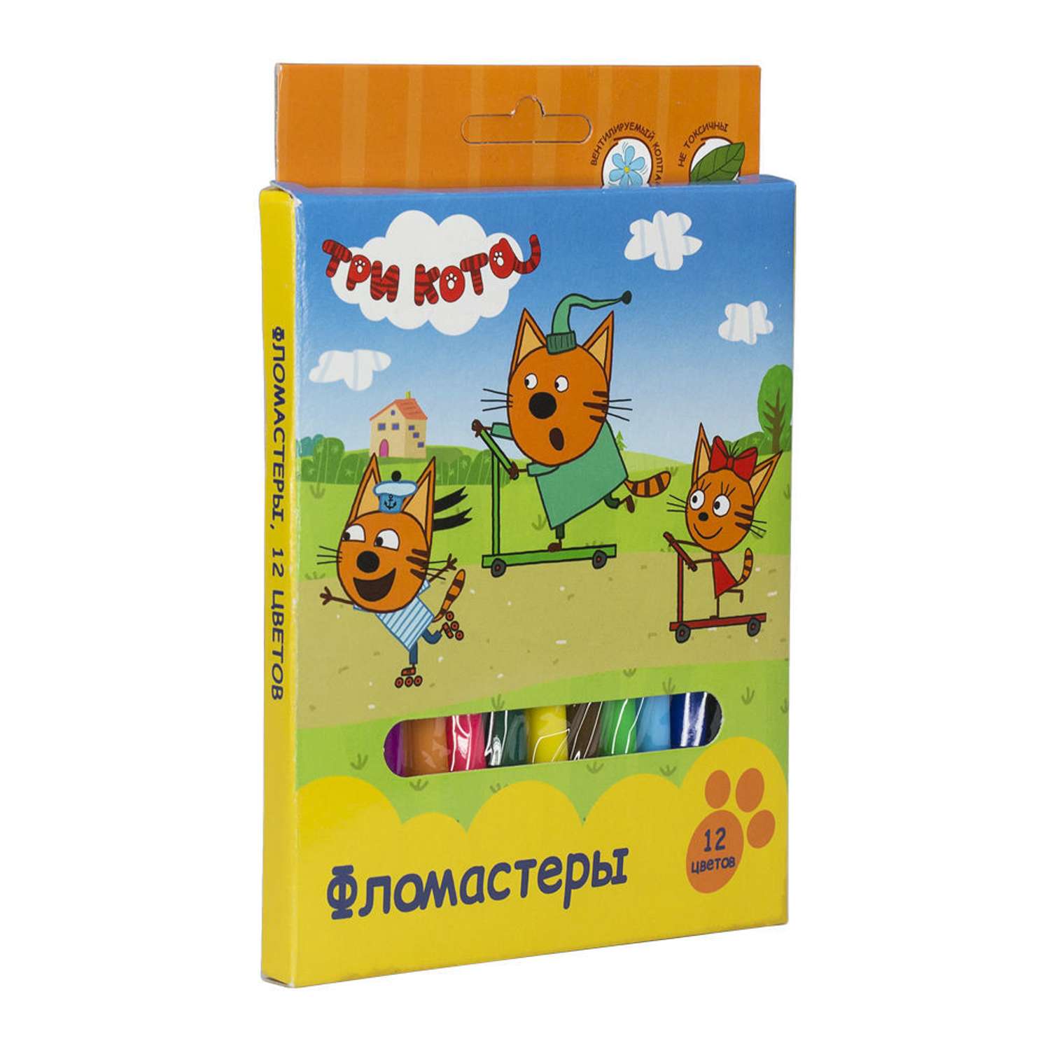 Фломастеры Kinderline 12 цв. - фото 2