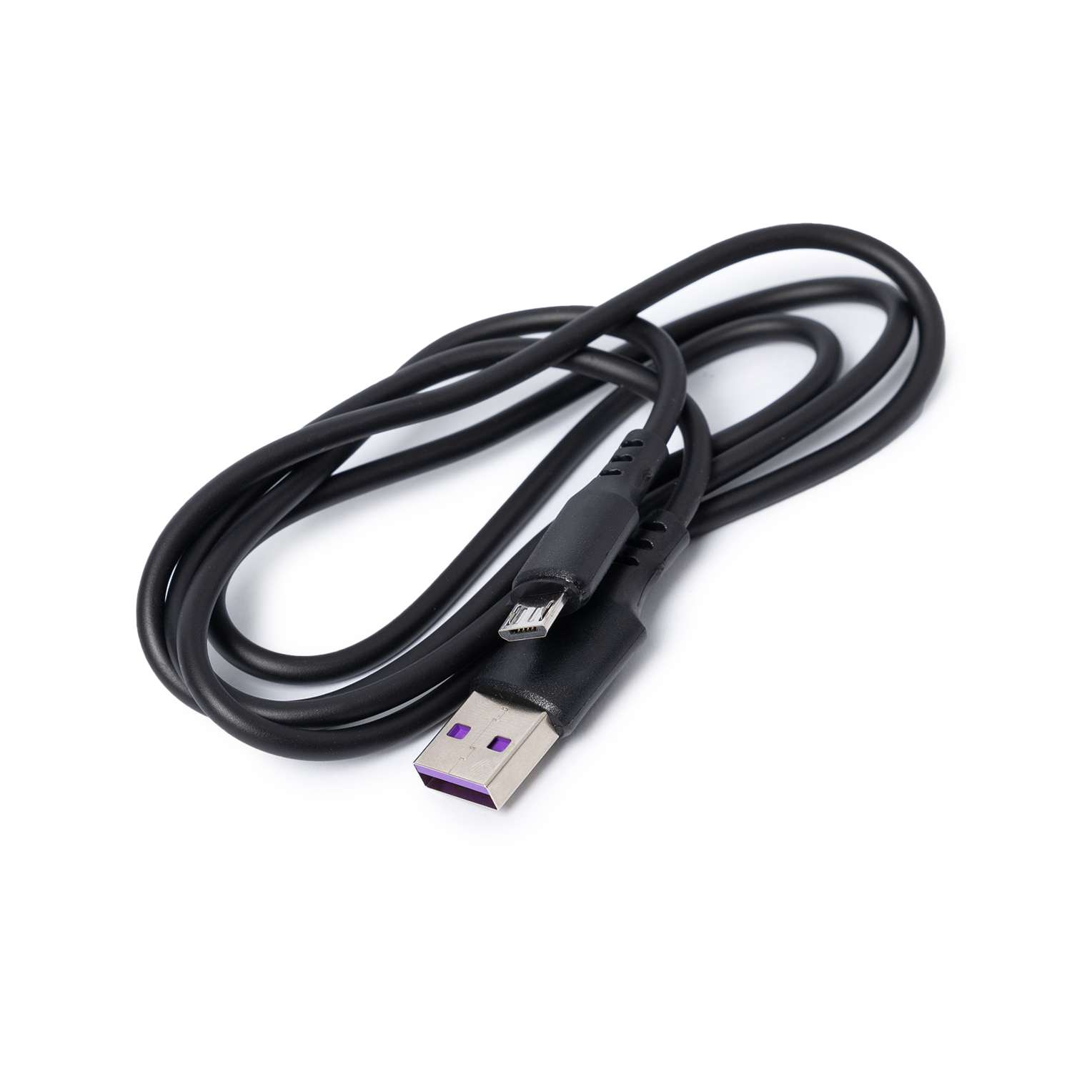 USB кабель ё MicroUSB 1м Черный - фото 2