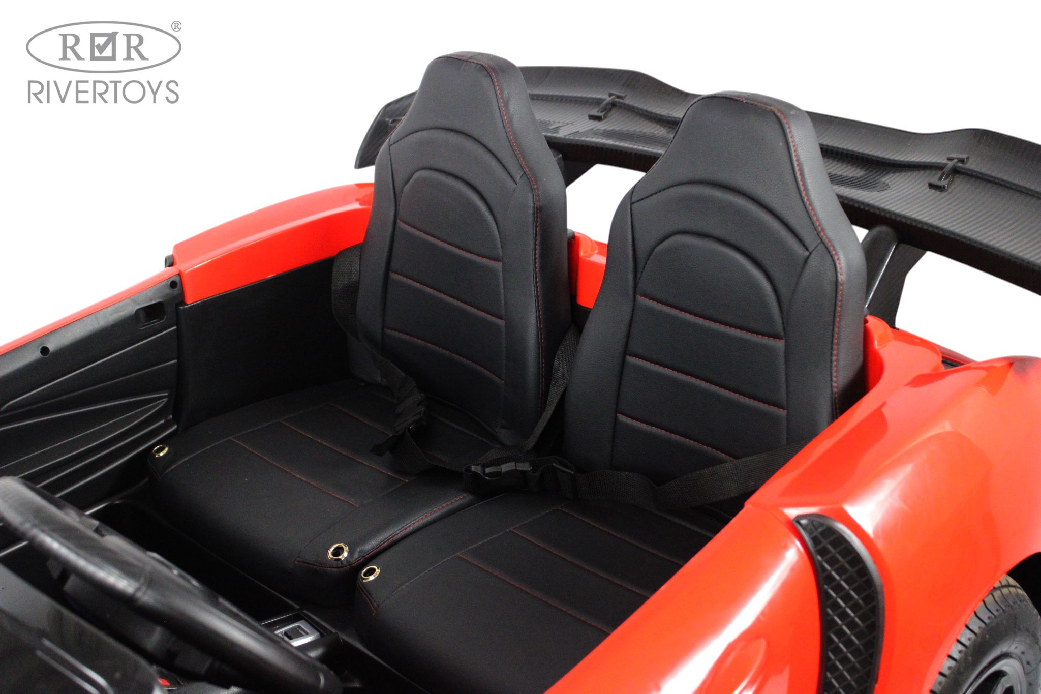 Электромобиль RIVERTOYS Mercedes F999FF-RED С пультом ДУ - фото 6