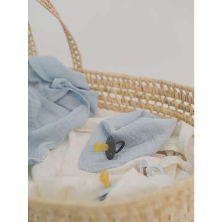 Пеленки муслиновые 2 шт BIBS Muslin Cloth Baby Blue 70х70 см