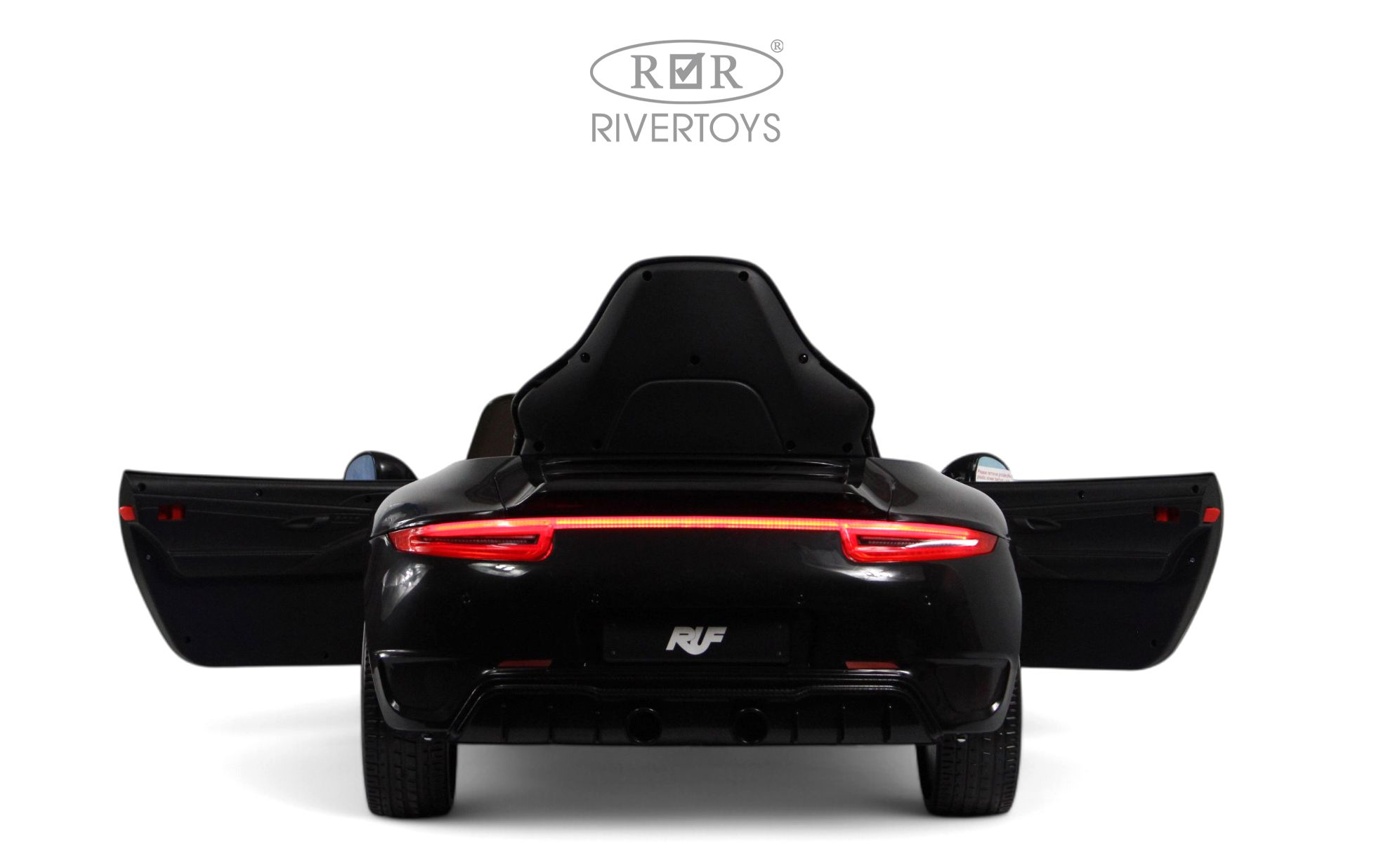 Электромобиль RIVERTOYS A444AA-RUF-BLACK С пультом ДУ - фото 4