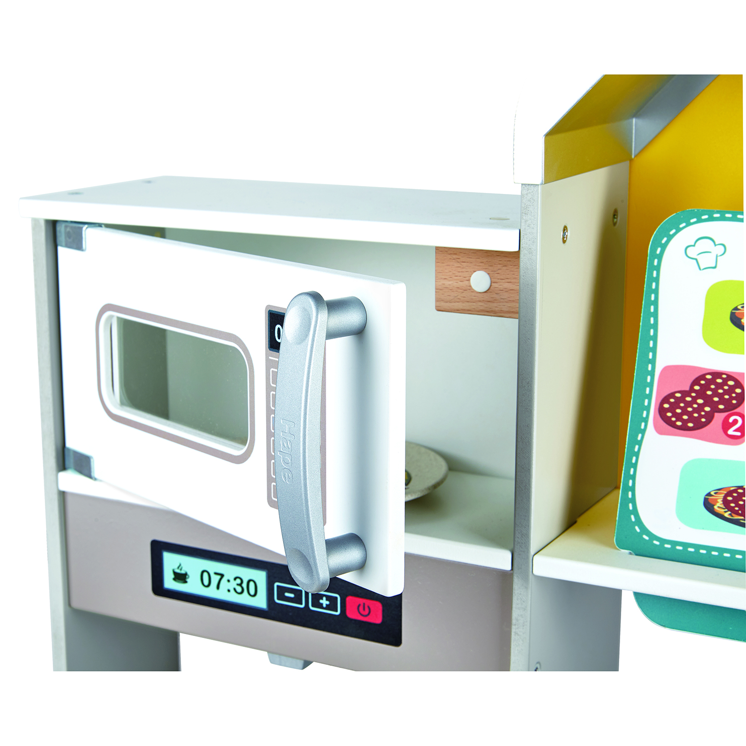 Детская деревянная кухня HAPE Делюкс 5 аксессуаров воздушная фритюрница свет звук E3177_HP - фото 14