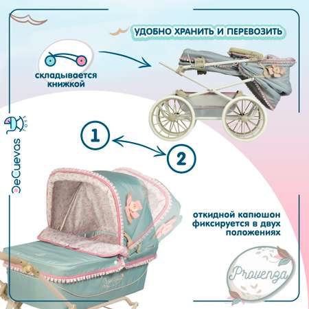 Коляска-люлька для кукол DeCuevas Toys