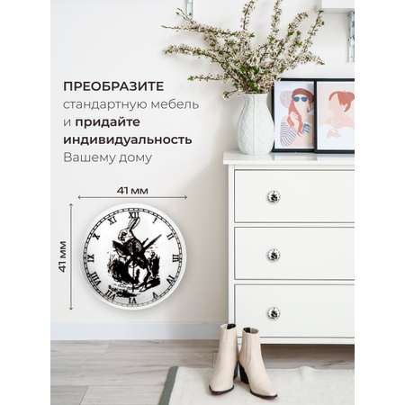 Часы с кроликом Blumen Haus Ручка для мебели