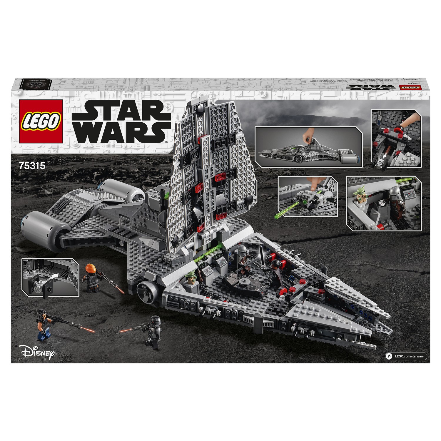 Конструктор LEGO Star Wars Легкий имперский крейсер 1336 дет. - фото 3