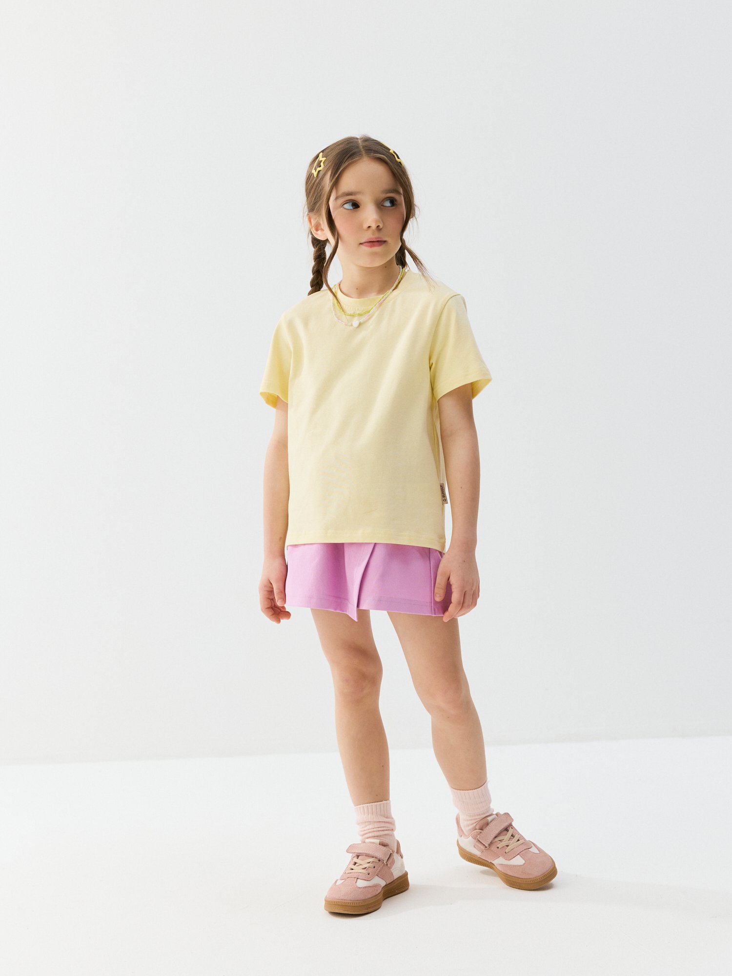 Юбка-шорты BUNGLY 1R9808/Сиреневыйкрокус - фото 4