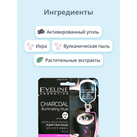 Маска тканевая EVELINE Разглаживающий ритуал