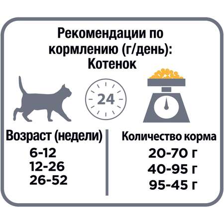 Корм для котят PRO PLAN курица 400г+400г
