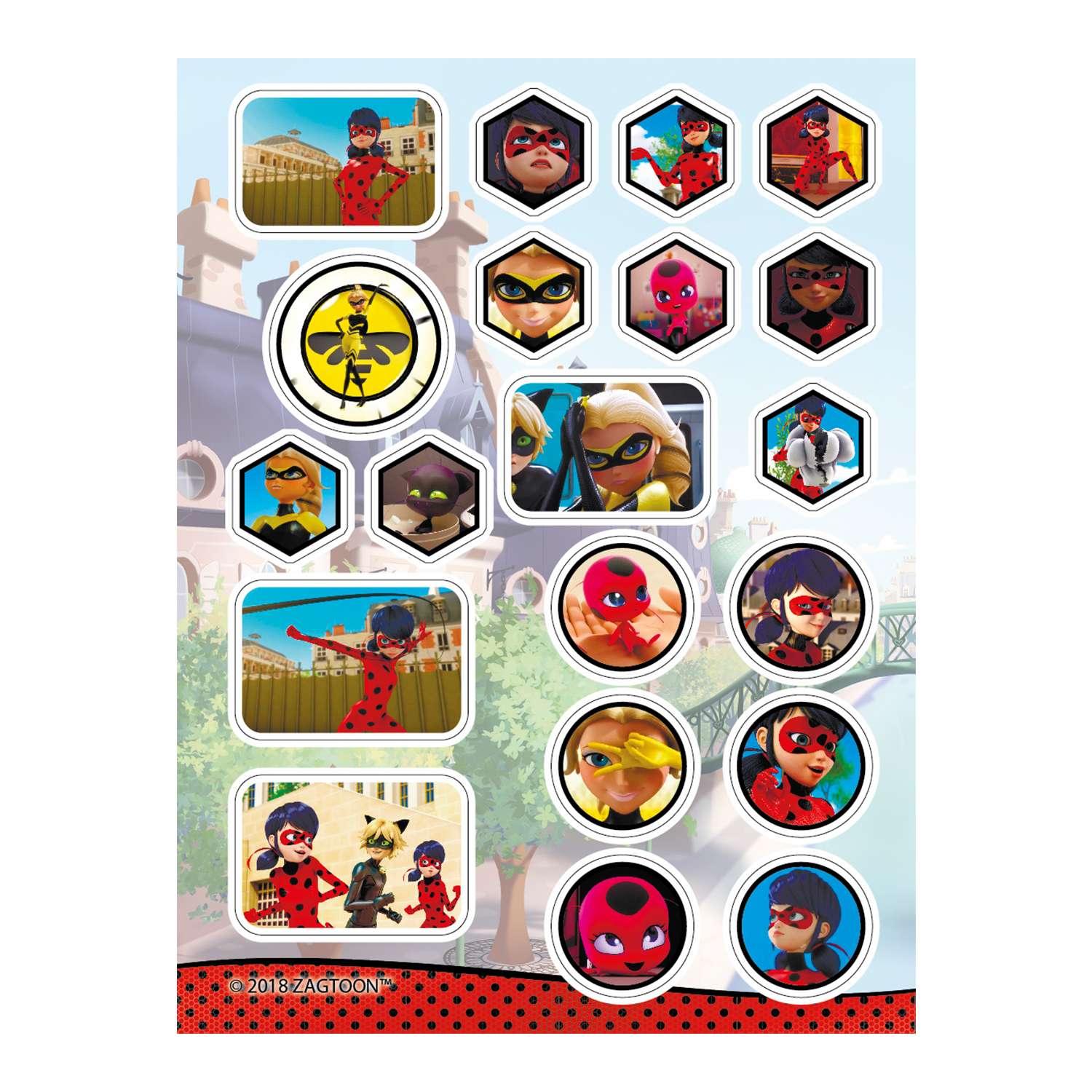 Книга ND PLAY Наклейки Леди Баг и Супер-Кот Супергерои - фото 3