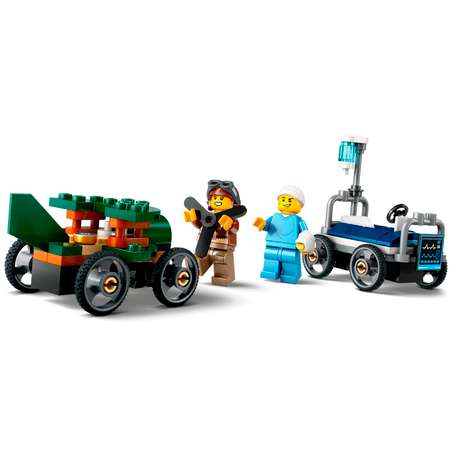 Конструктор LEGO City Самолет vs Больничная кровать блочный