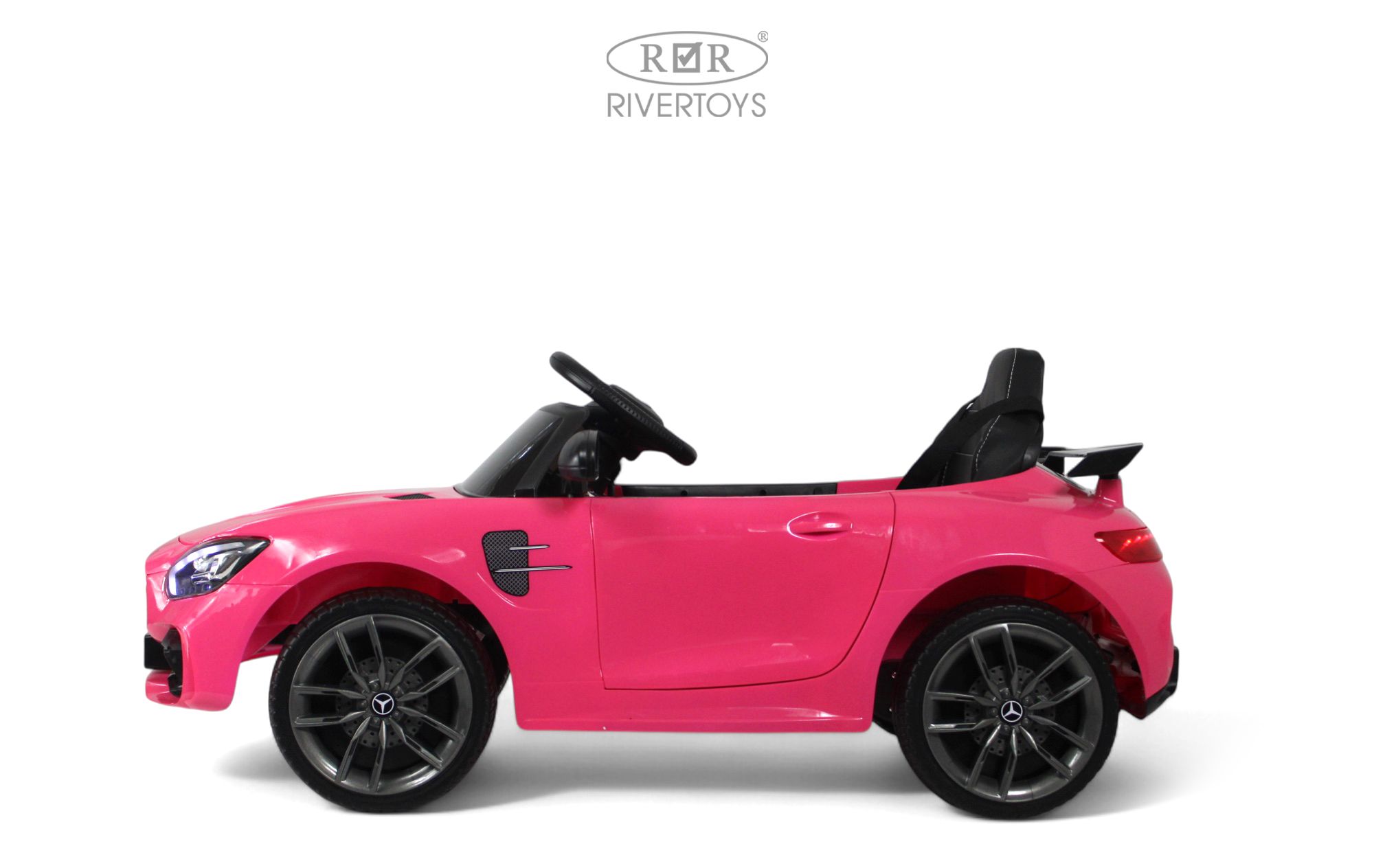 Электромобиль RIVERTOYS Mercedes X777XX-AMG-PINK-GLANEC С пультом ДУ - фото 7