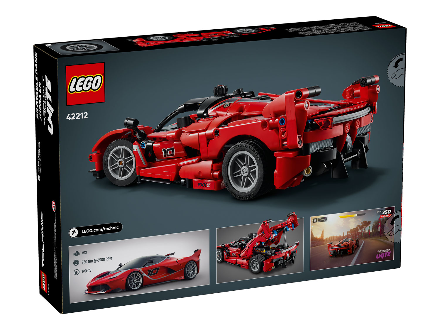 Конструктор LEGO Technic Ferrari FXX K 897 дет. - фото 8