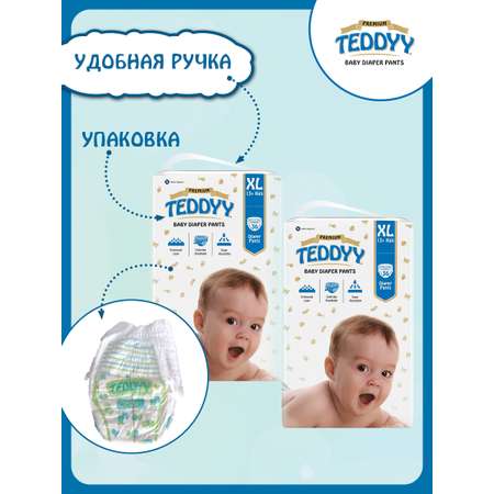 Трусики Teddy Baby Premium XL 72 шт.