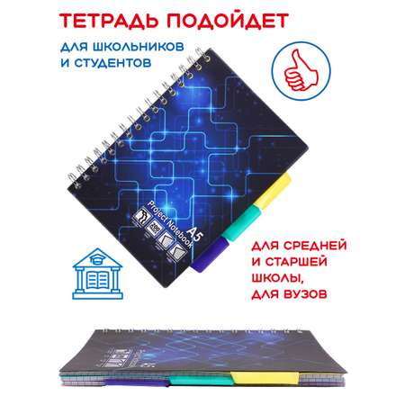Общая тетрадь KEYROAD клетка 100 лист.