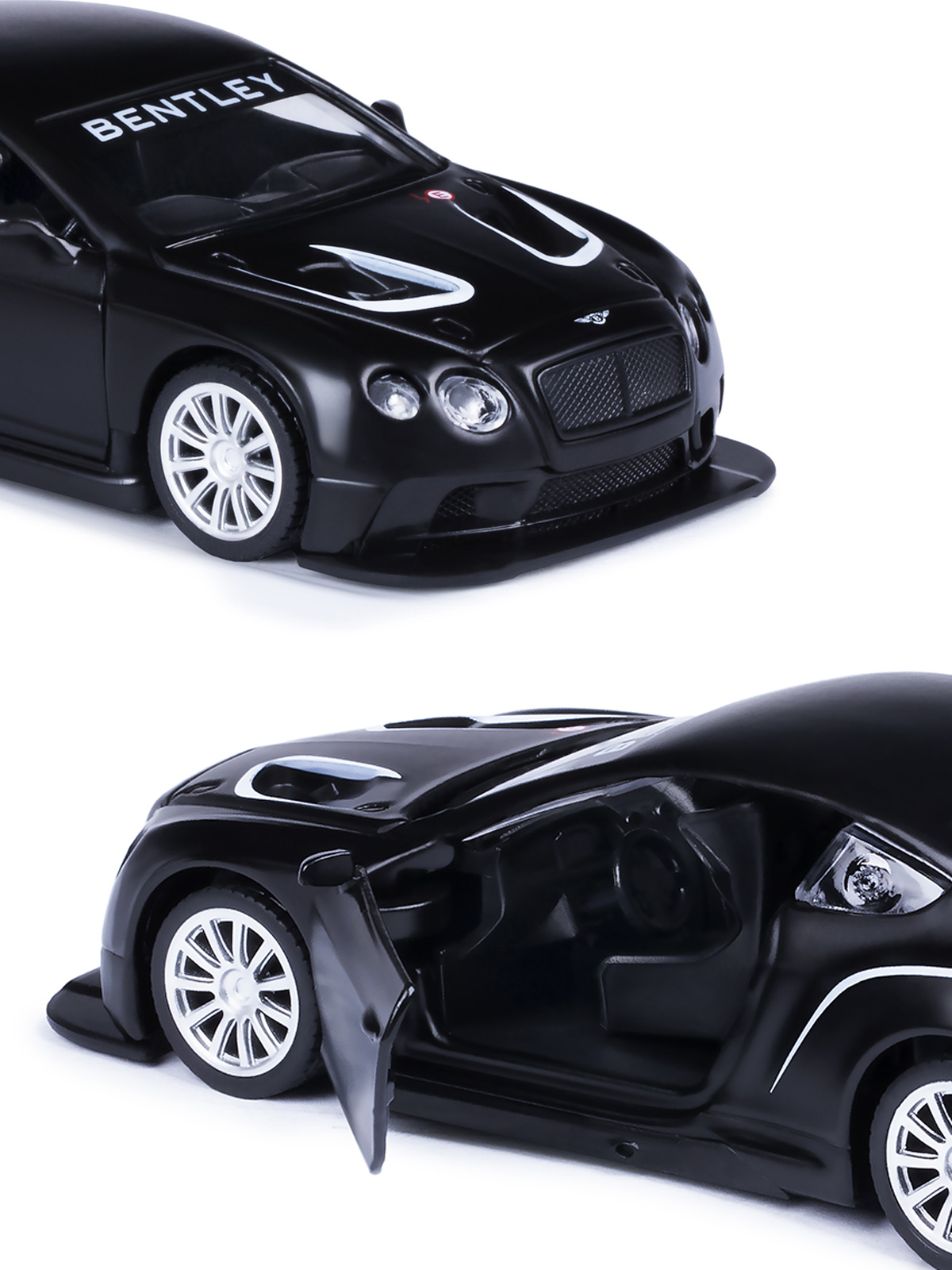 Автомобиль АВТОпанорама Bentley Continental GT3 1:43 JB1251556 - фото 8