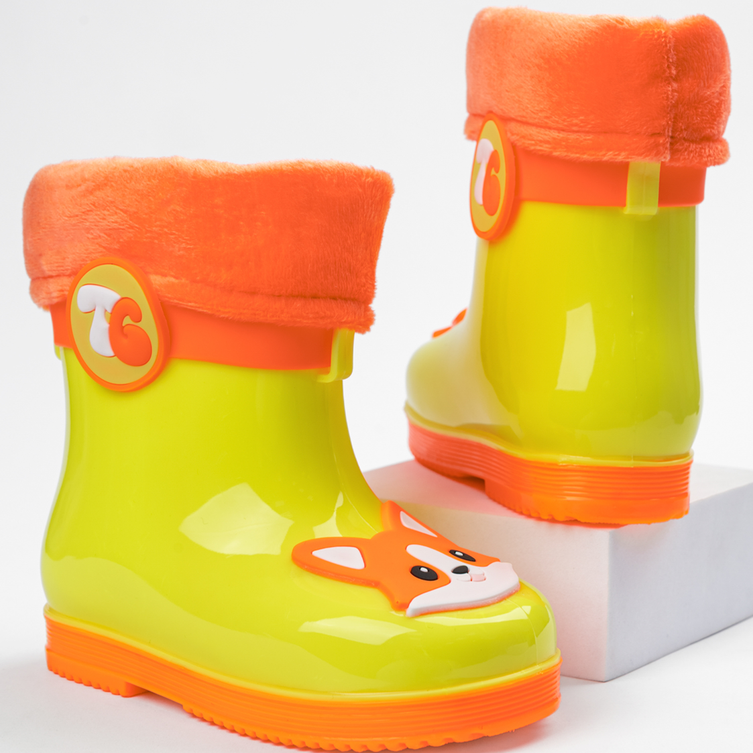 Резиновые сапоги TikkaGo 8U03_2433-1_salad-orange - фото 3