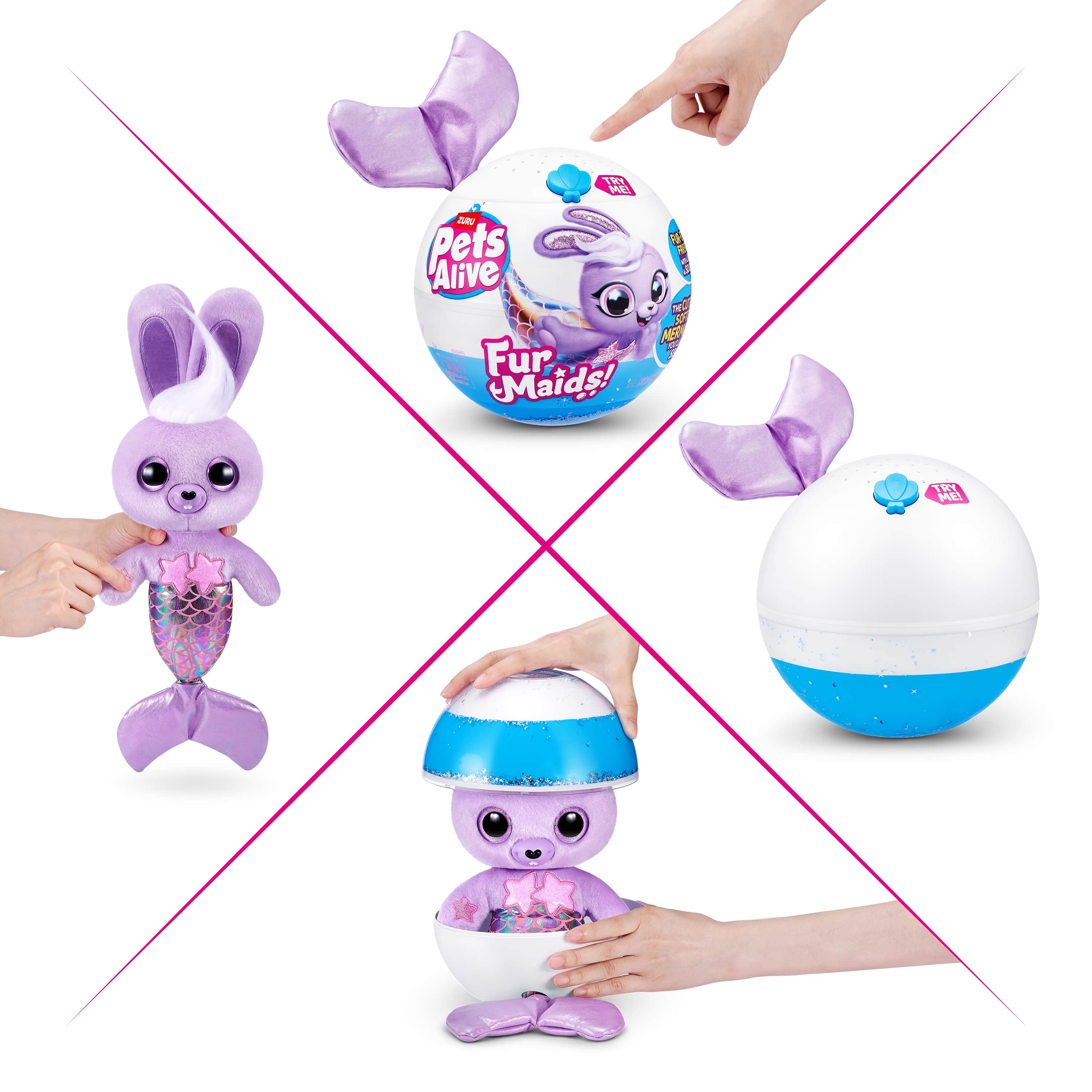 Игровой набор Zuru Pets Alive Интерактивная русалочка в ассортименте - фото 10
