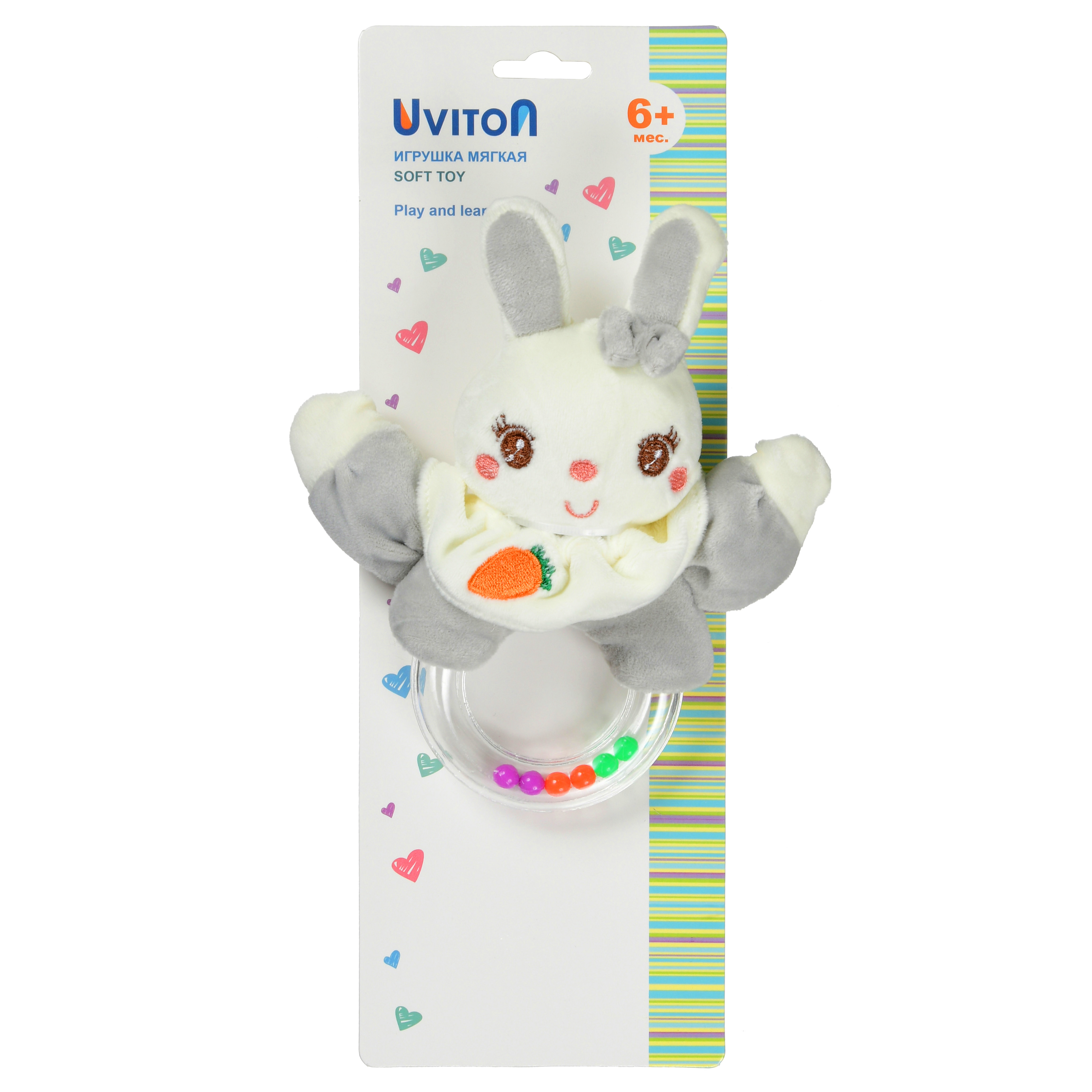Игрушка Uviton погремушка Кролик в ассортименте - фото 8