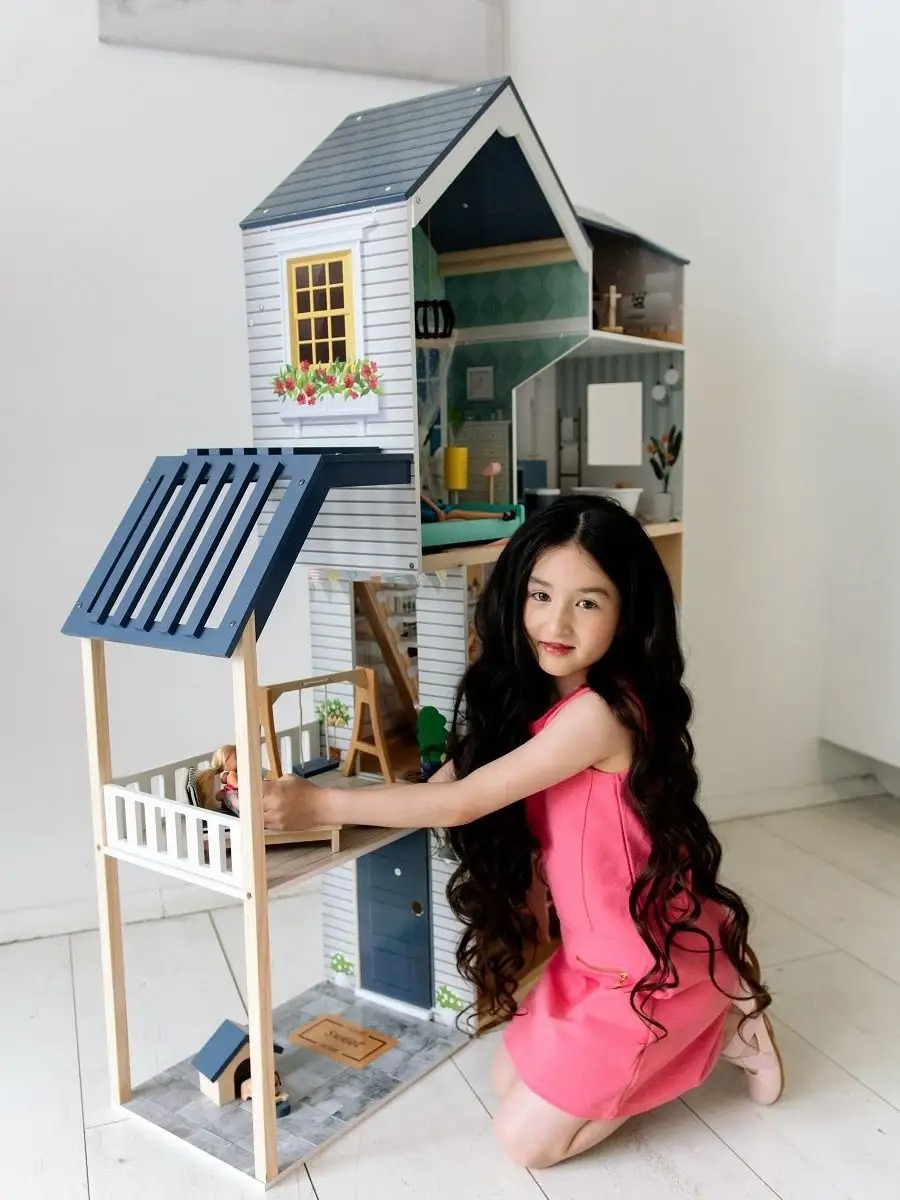 Домик для кукол PAREMO 138 см с мебелью PD320-08 - фото 6