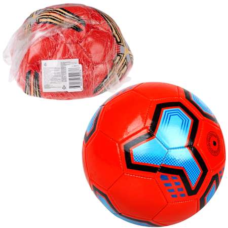 Мяч 1 TOY футбольный 5 ПВХ красный