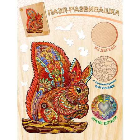 Пазл Белоснежка деревянный