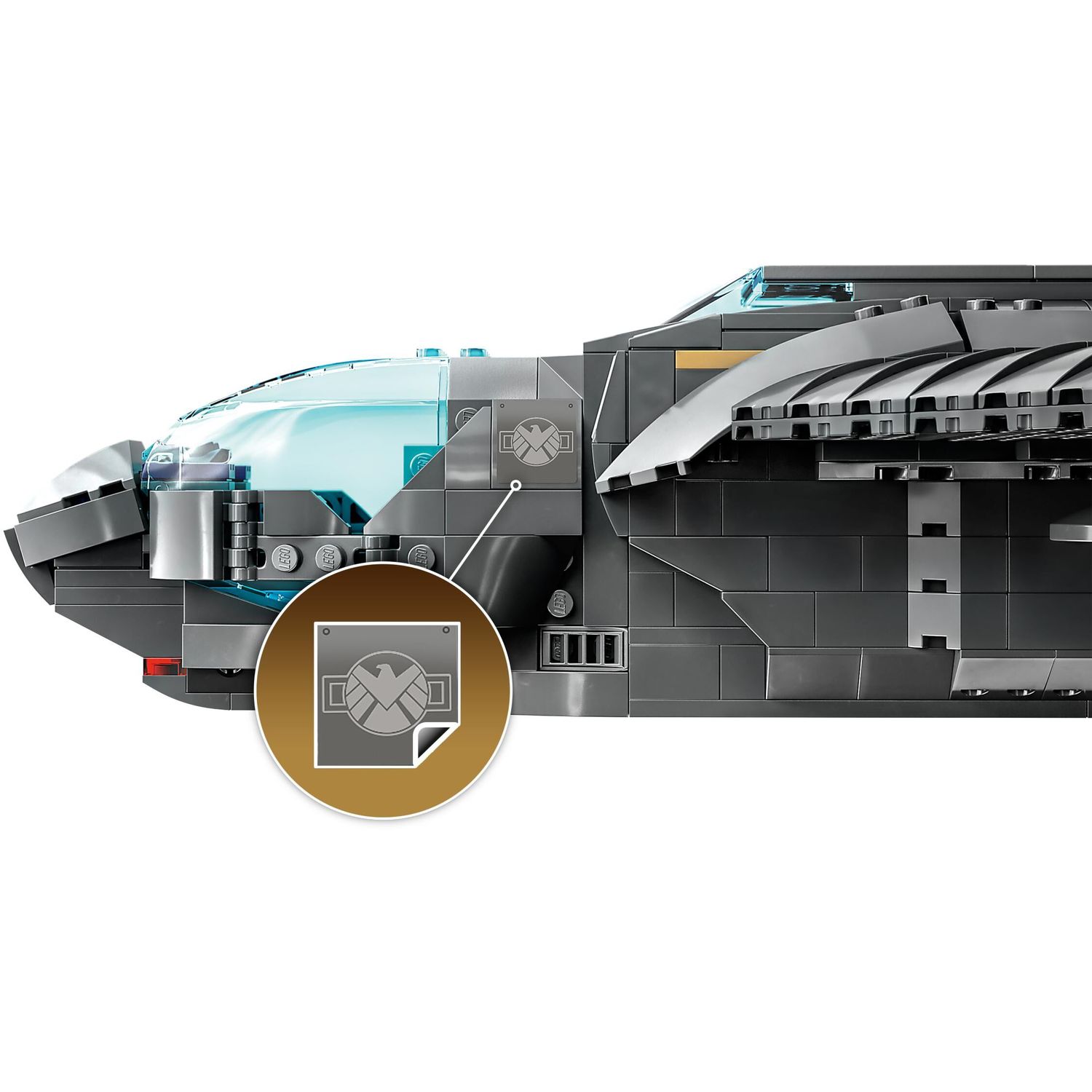 Конструктор LEGO Marvel Super Heroes Квинджет Мстителей - фото 7