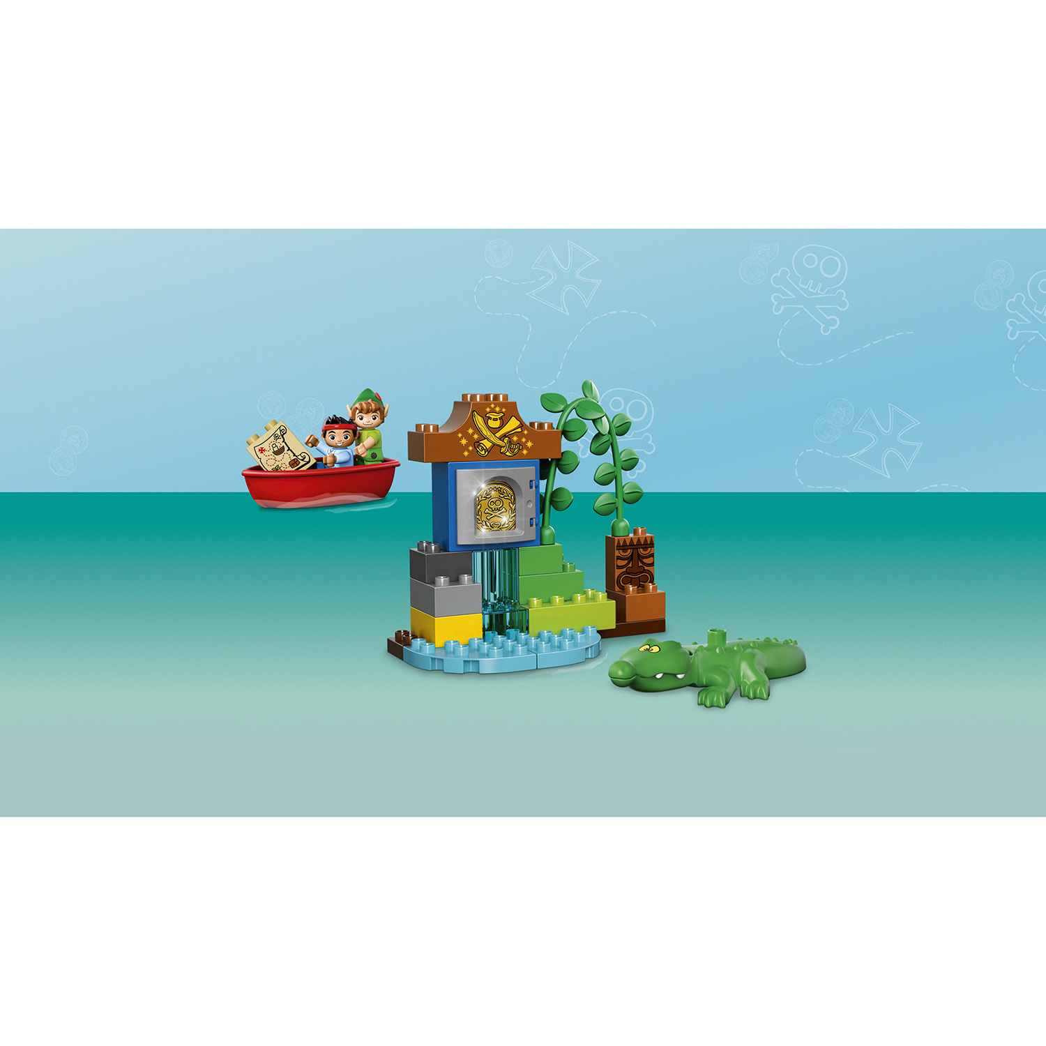 Конструктор LEGO DUPLO Питер Пэн в гостях у Джейка блочный - фото 6