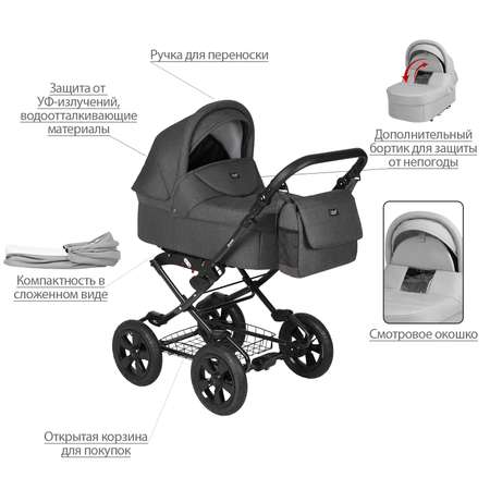 Коляска 2в1 Kitelli Inverno