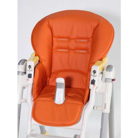 Чехол из экокожи Чехольчик ОК на стульчик для кормления Peg perego Prima Pappa Diner оранжевый