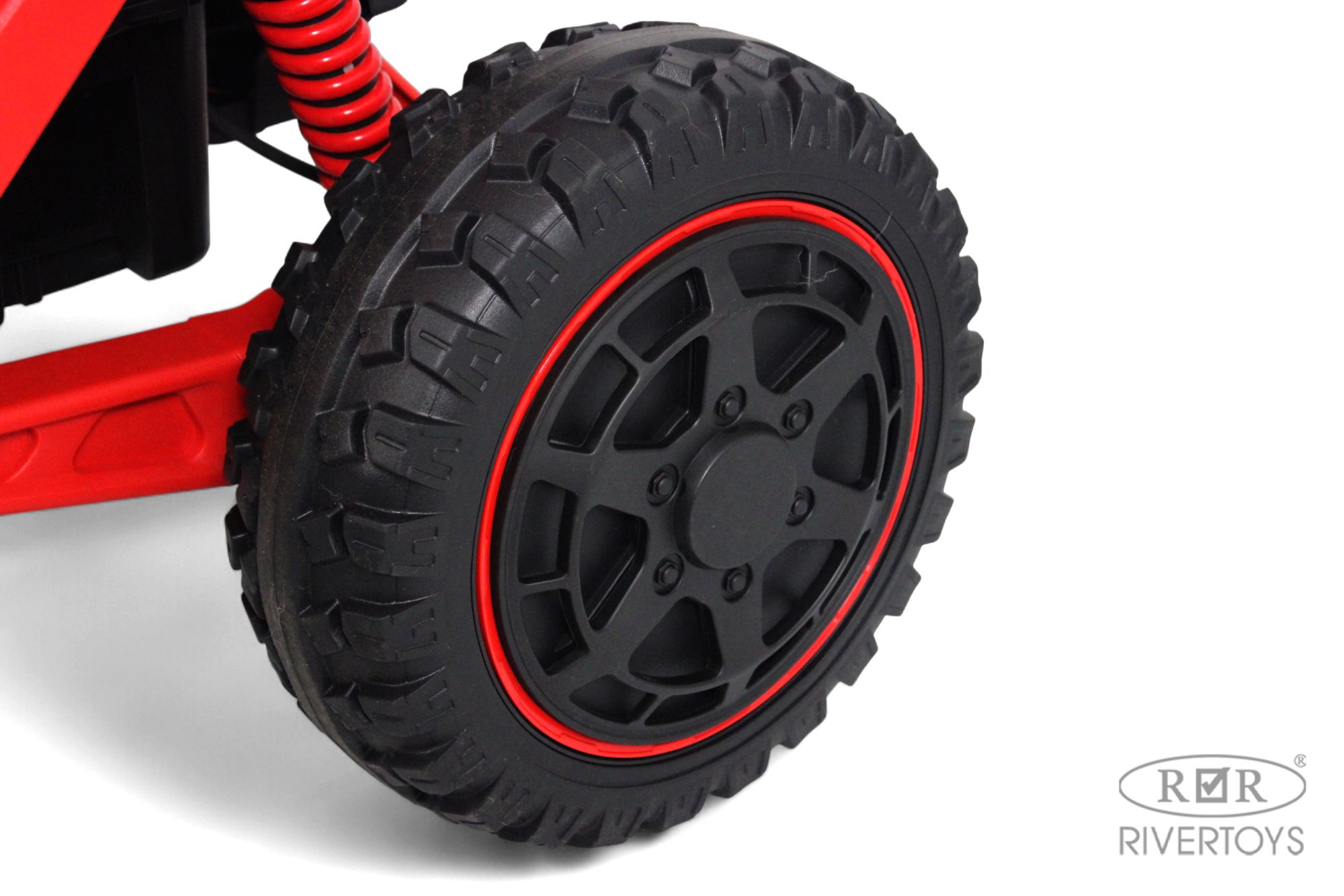 Электромобиль RIVERTOYS Z707ZZ-RED С пультом ДУ - фото 12
