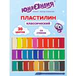 Пластилин Юнландия восковой