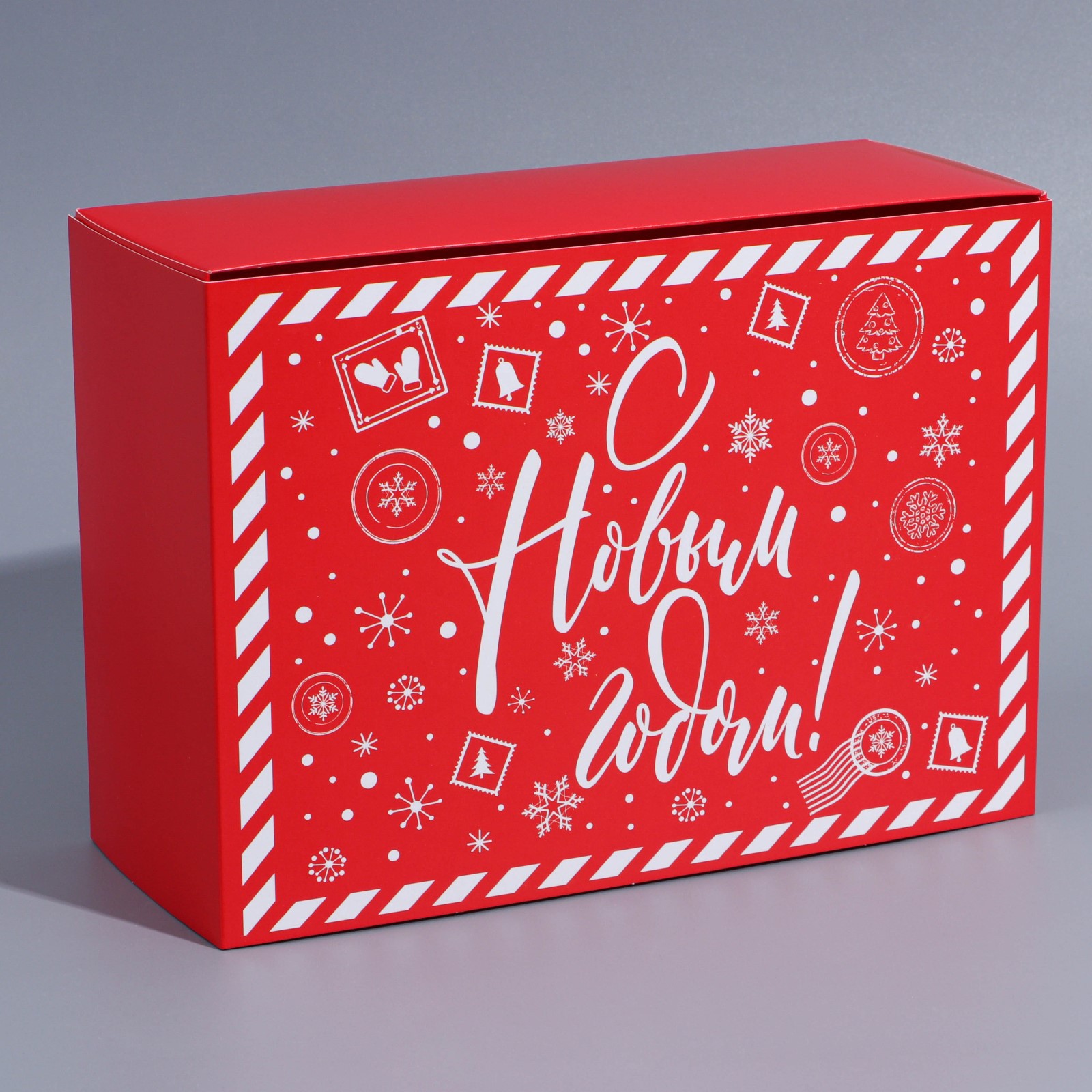 Коробка Дарите Счастье сборная «С Новым годом». 25×18×10 см - фото 2