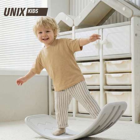 Балансборд UNIX Kids Grey балансир для детей