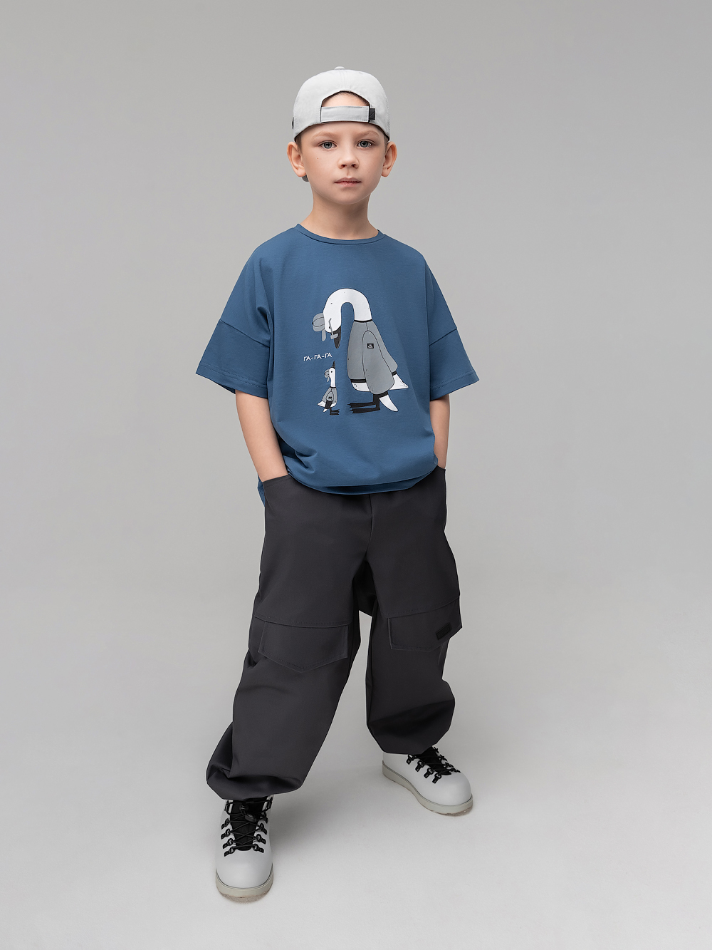 Брюки спортивные Bodo 6-637MU_темно-серый - фото 1