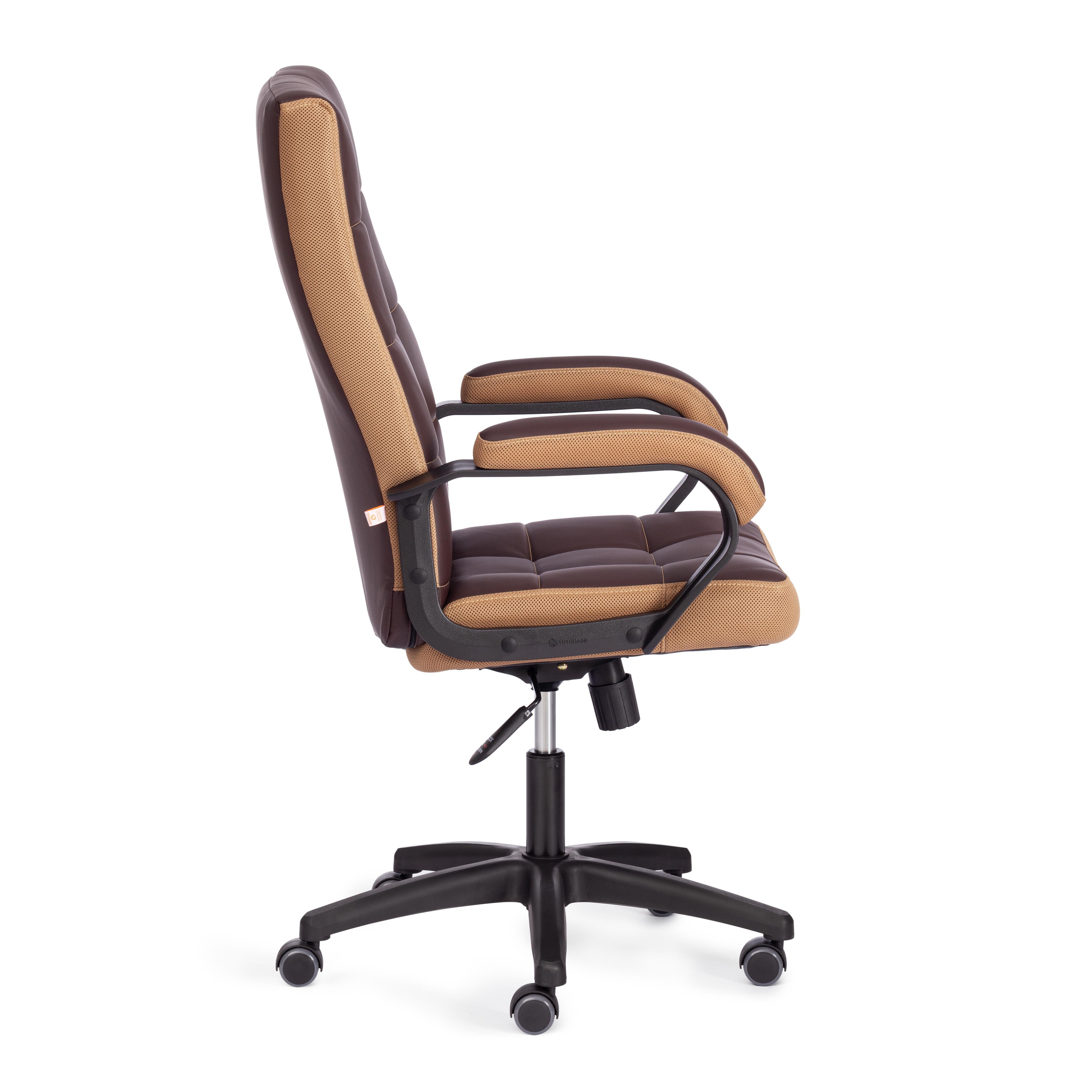 Компьютерное кресло TETCHAIR Тренди коричневый/бронзовый - фото 2