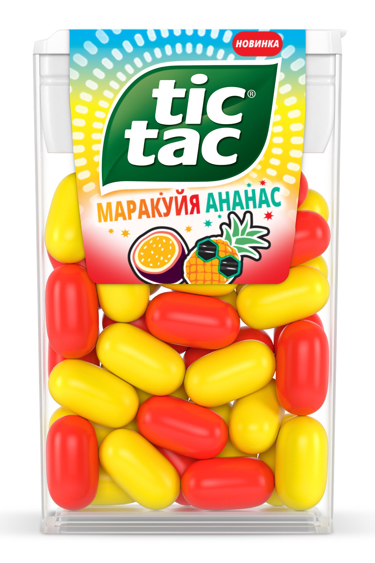 Драже Tic Tac Маракуйя-ананас 16г - фото 2