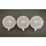 Украшение ёлочное Магия праздника Набор шаров 3шт цвет белый матовый