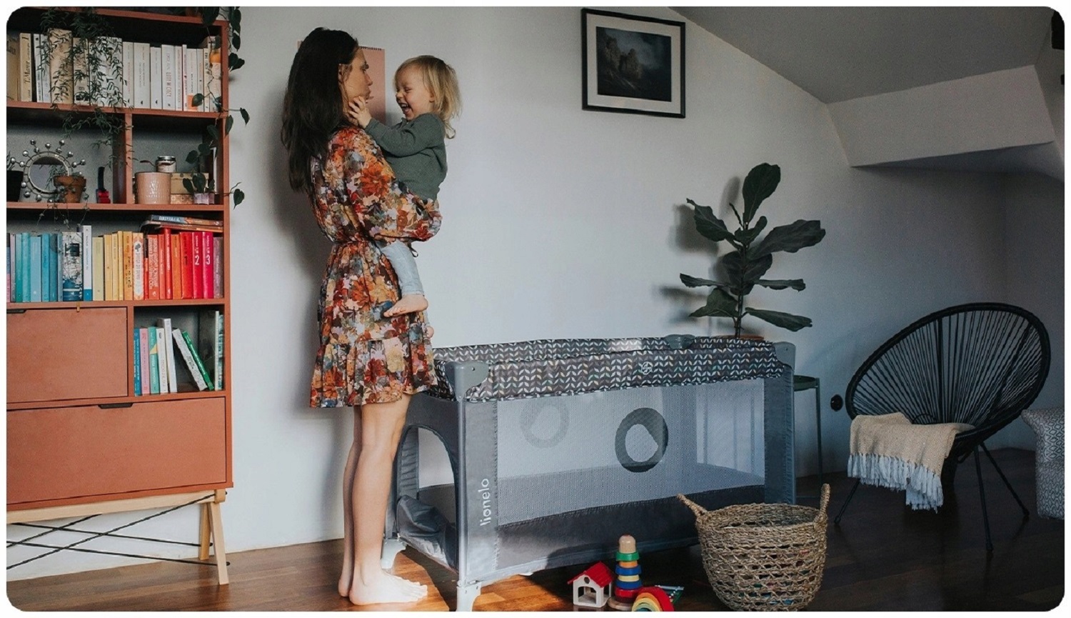 Манеж кровать Lionelo Stefi Yellow lemon LLOZSTEFYELNXXXXXXXX - фото 16