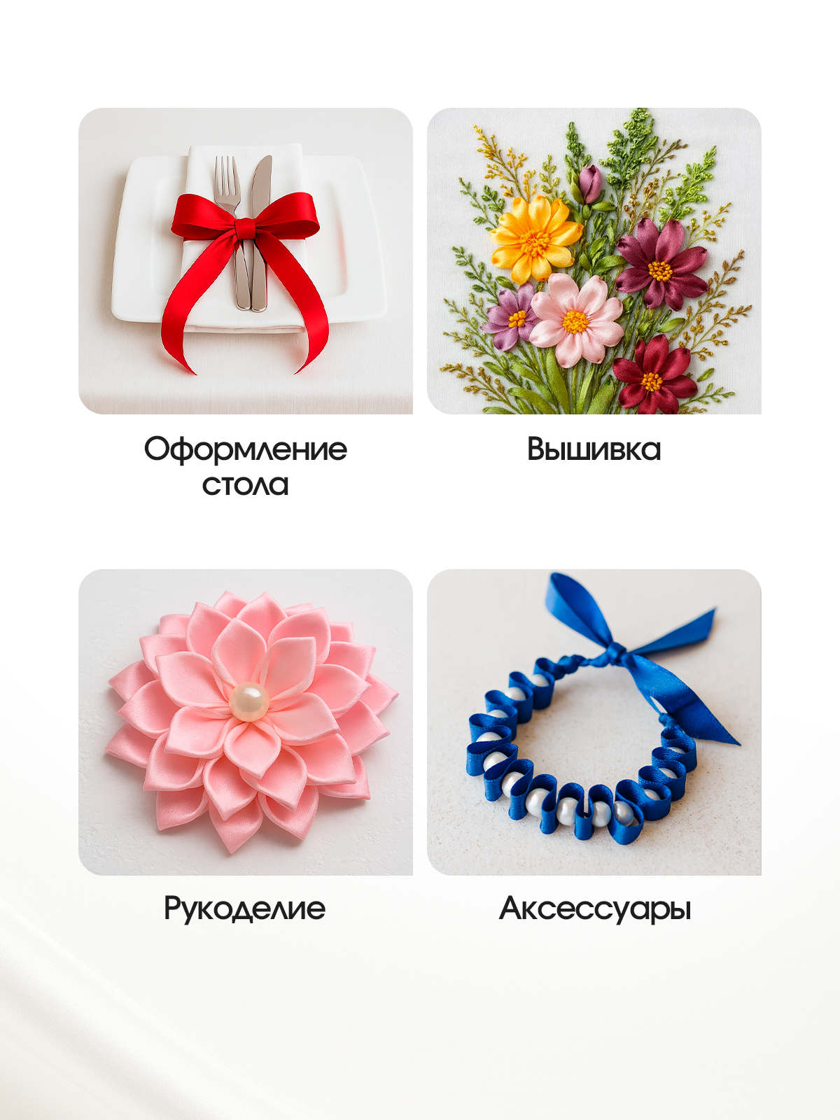 Ленты атласные упаковочные тонкие AXLER тонкие упаковочные набор 10 шт - фото 9