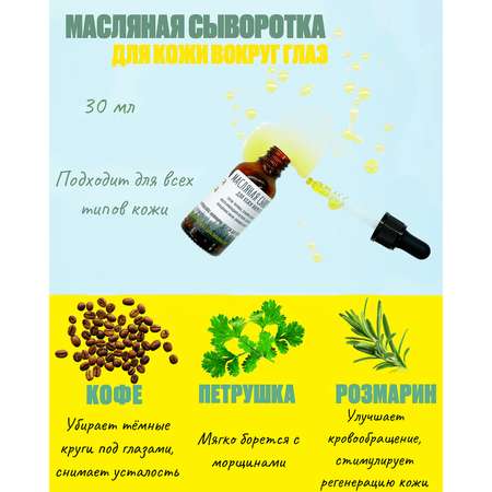 Масляная сыворотка Cetraria для кожи вокруг глаз
