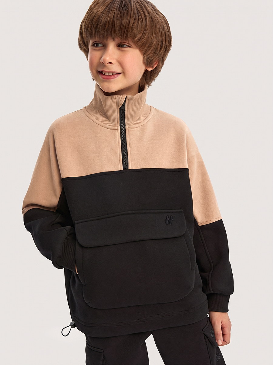 Костюм спортивный NIKASTYLE 7т11926 черный/какао - фото 6
